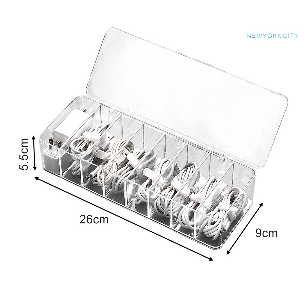 Hộp Đựng Dây Điện Bằng Nhựa Chống Bụi Nhiều Ngăn Tiện Dụng Cho Gia Đình