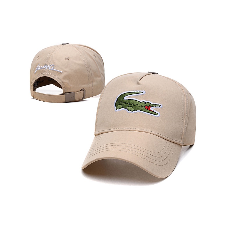 Mũ Lưỡi Trai Lacoste 100% Chính Hãng Thêu Họa Tiết Cá Sấu Phối Kim Loại Có Thể Điều Chỉnh Cho Nam Và Nữ