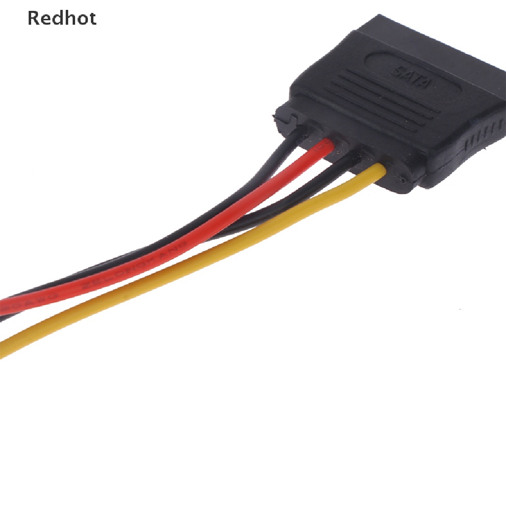 Dây Cáp Nguồn SATA 2.0mm 4Pin Sang 15Pin HDD SATA Cho Máy Tính