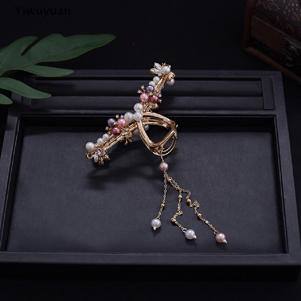 < Yiwuyuan > Kẹp Tóc Phối Tua Rua Phong Cách Trung Hoa