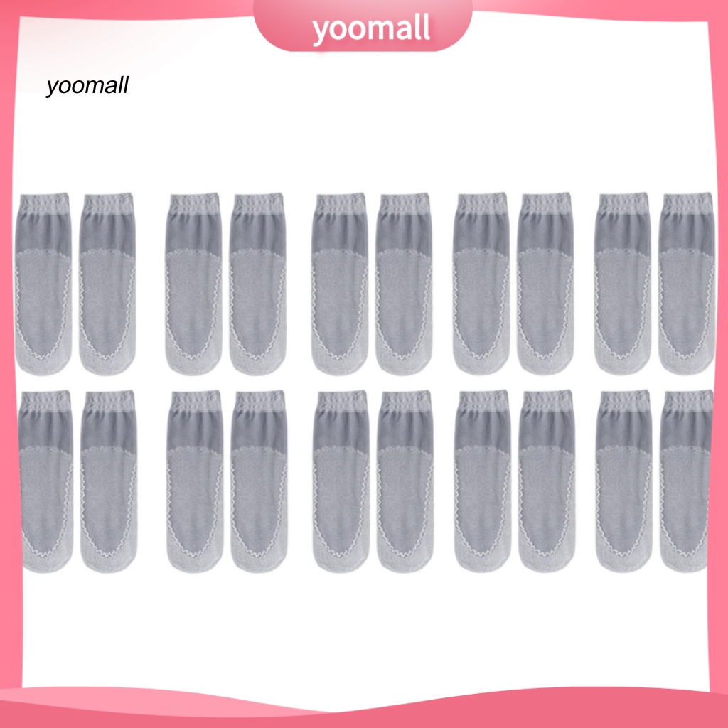 Set 10 Đôi Vớ Mềm Cổ Thấp Khô Nhanh Thời Trang Xuân Hè Cho Nữ