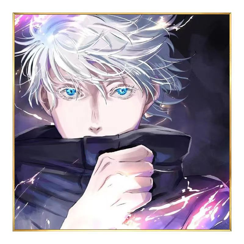 Tranh Đính Đá 5d Tự Làm Hình Anime Gojo Go Trang Trí Phòng Khách / Phòng Ngủ / Phòng Khách /