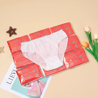 (Hàng loại 1)Gói 6 quần lót giấy vải cotton Naris - Ellie giặt được nhiều lần