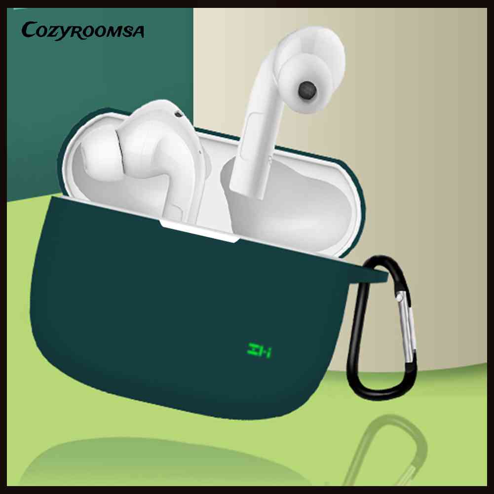 Vỏ Silicone Bảo Vệ Hộp Sạc Tai Nghe ZMI PurPods Pro Kèm Móc Khóa Ốp