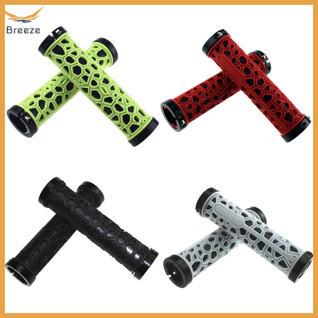 1 Cặp Vỏ Bọc Tay Lái Xe Đạp Leo Núi Bằng Cao Su Hai Mặt Chống Sốc