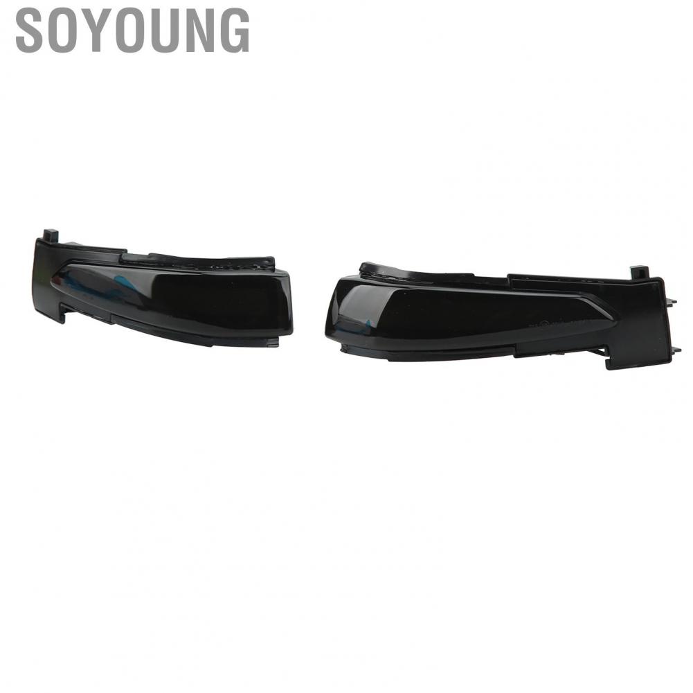 Soyoung 2Pcs Side Mirror Turn Signal Light  Dynamic Marker Replacement for Citroen C4 Picasso 2013‑2017
