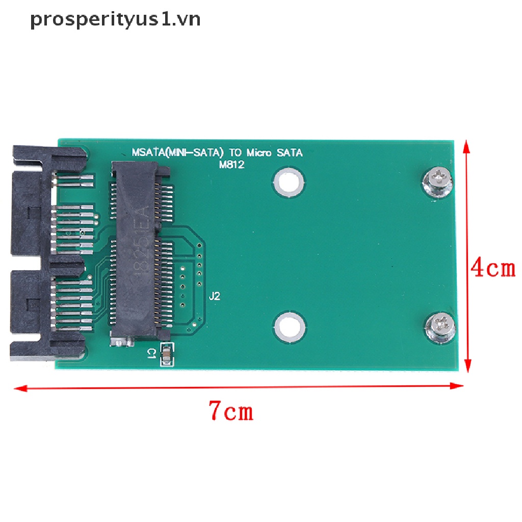 1 Card Chuyển Đổi Mini PCIe PCIe mSATA mSATA SSD Sang 1.8 &quot;Micro SATA Chuyên Dụng