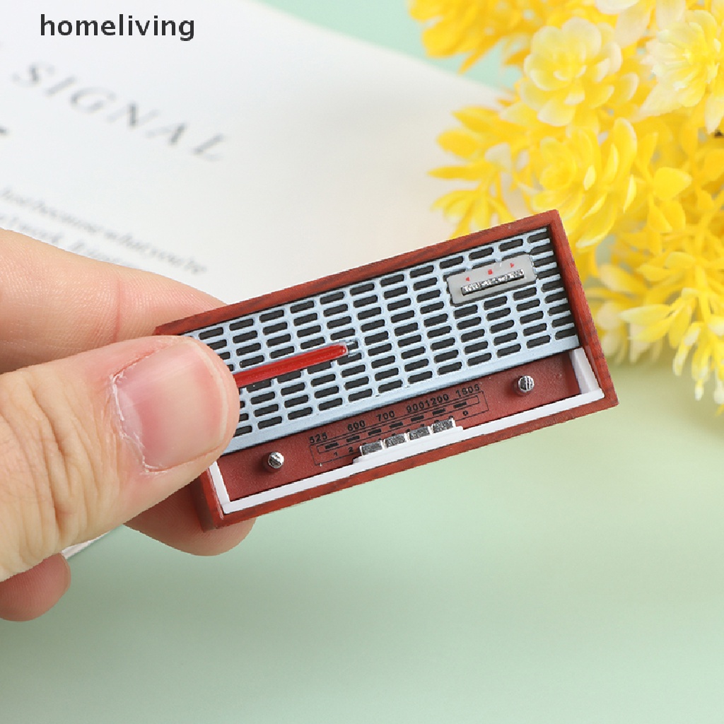 Radio Ghi Âm Mini Tỉ Lệ 1: 12 Trang Trí Nhà Búp Bê