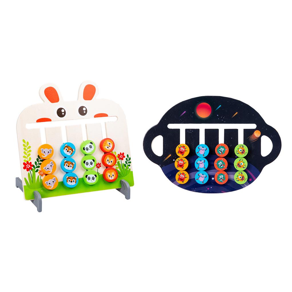 Bộ Đồ Chơi Mê Cung Bằng Gỗ Nhiều Màu Sắc Giáo Dục Sớm Cho Bé