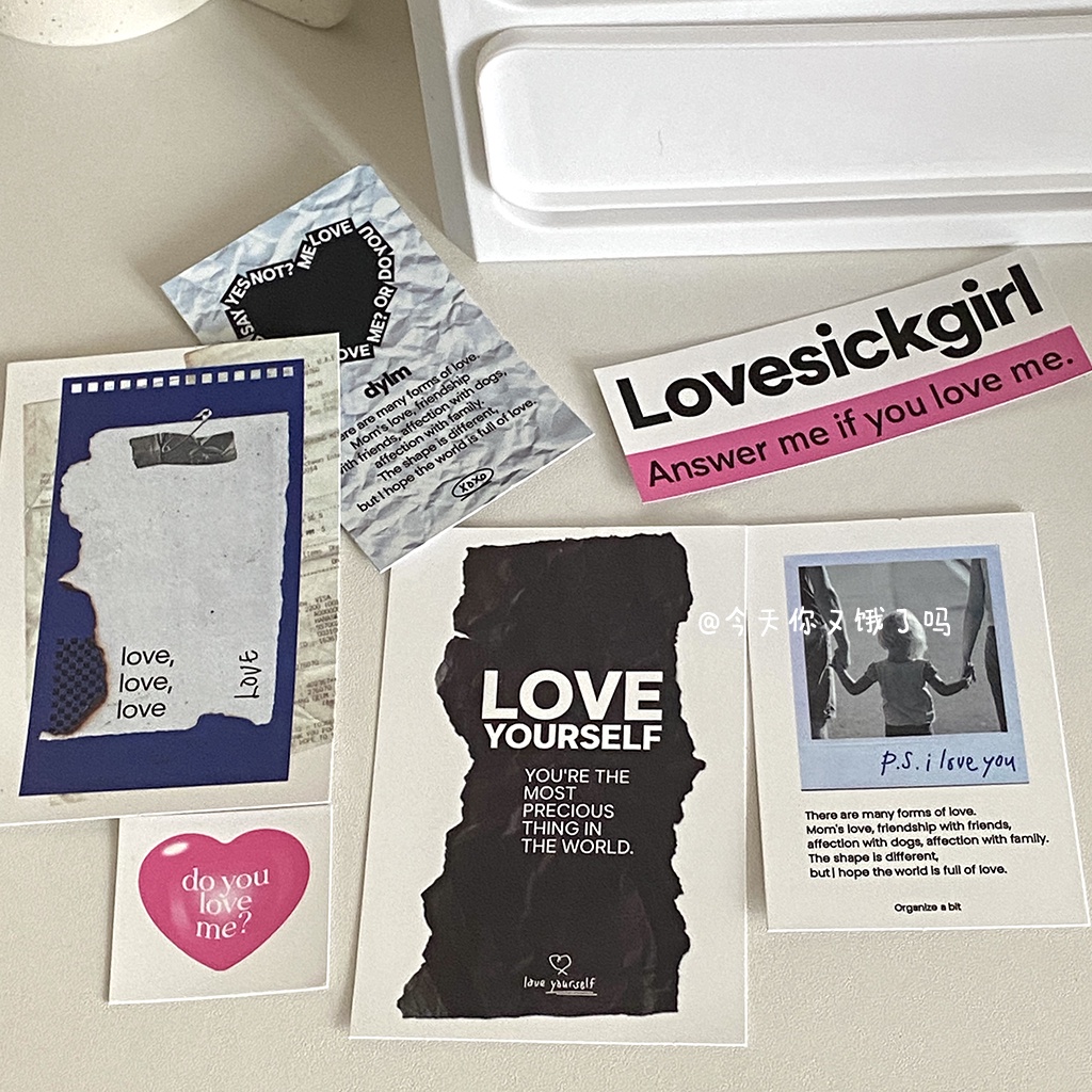 Miếng Dán Trang Trí Sổ Tay Chủ Đề Dễ Thương