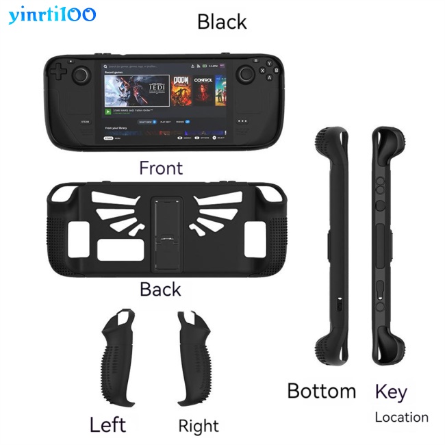 Vỏ Bọc Bảo Vệ Chống Trượt Cho Tay Cầm Chơi Game Hơi Nước Yinrti