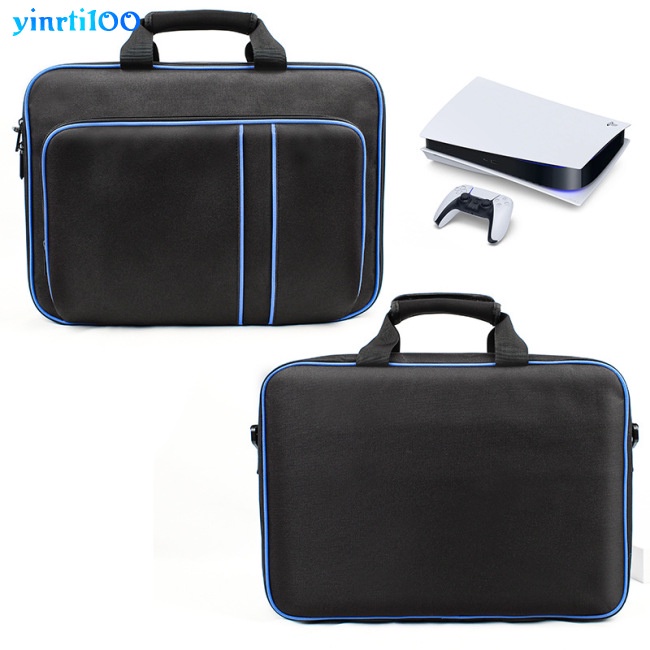 Túi Vải Canvas Có Khóa Kéo Đựng Máy Chơi Game Ps5 Tiện Dụng Ốp