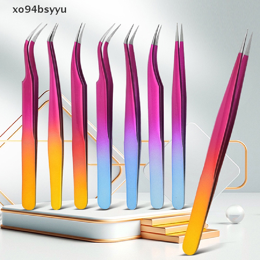 1 Nhíp Cong Và Thẳng xo94bsyyu Bằng Thép Không Gỉ Dùng Nối Dài Lông Mi