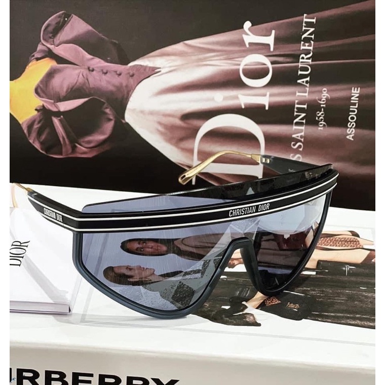 Kính Hiệu Dio Chữ D Hot Bầu Vòng Cung !dior!club M2U shield Dòng Boutique 2022 new season