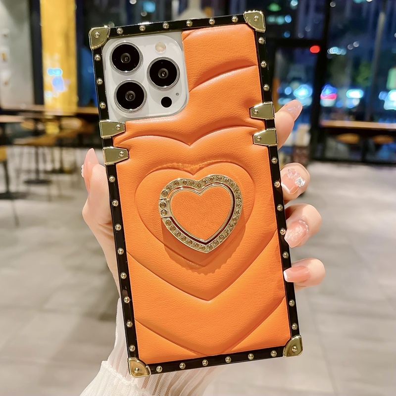 Ốp Điện Thoại Cặp Dáng Vuông Màu Kẹo 3D Cho iPhone 14promax 14pro 14 plus iPhone 13 13promax 12 / 12pro iPhone 11promax Xsmax XR