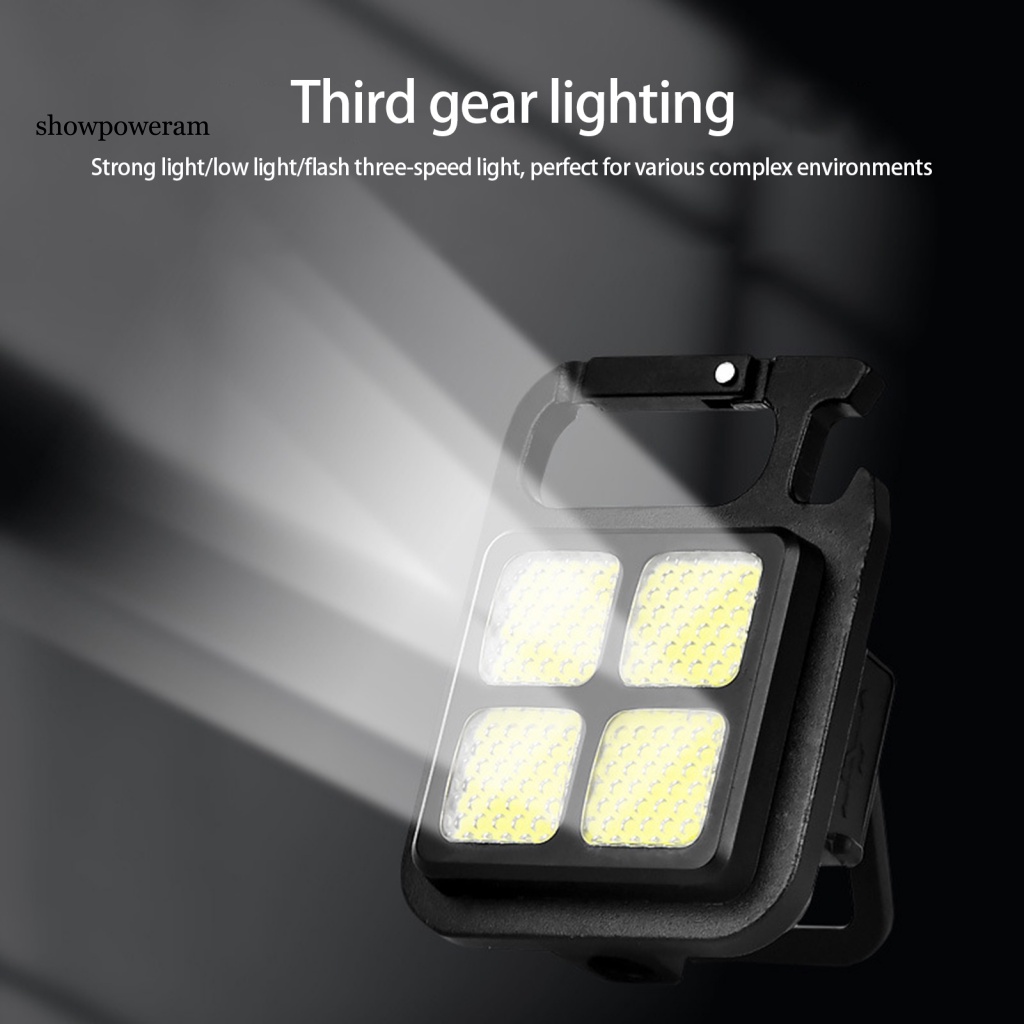 Đèn COB Siêu Sáng Chống Thấm Nước 3 Chế Độ Sáng Tiện Dụng Cho Các Hoạt Động Ngoài Trời