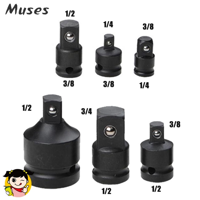 Set 6 Đầu Nối Chuyển Đổi Ổ Cắm Khí Nén 1 / 2 &quot;Sang 3 / 4&quot; Chuyên Dụng Sửa Chữa Ô Tô