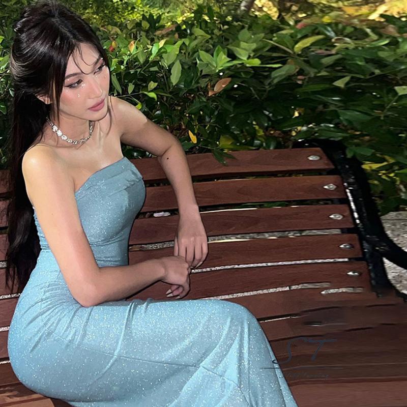 Đầm Dài Không Tay Quấn Ngực Thời Trang Xuân Hè CY03 Dành Cho Nữ