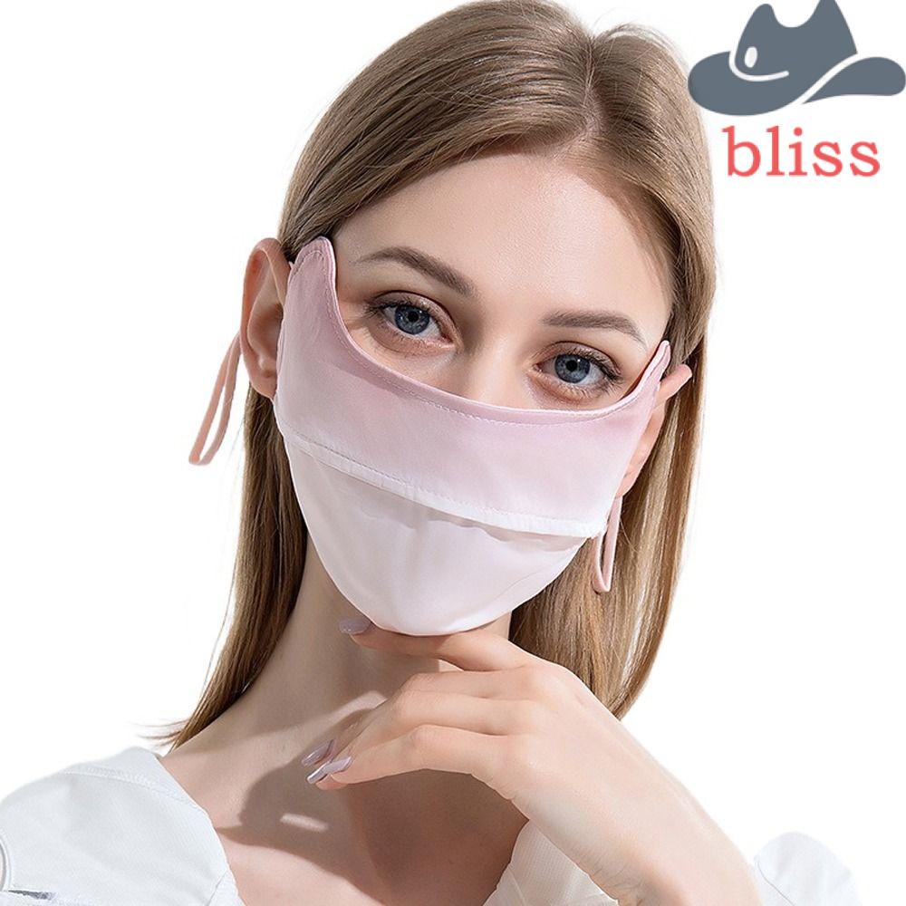 Mũ Chống Nắng Bằng Lụa Lạnh Thoáng Khí Che Phủ Mắt Màu Gradient