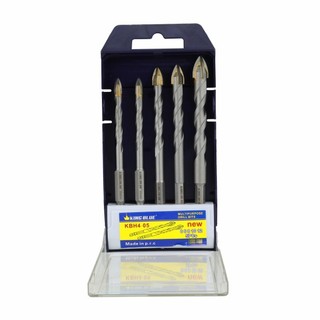 Bộ mũi khoan đn lục giác 4 cạnh kbh4-05 king blue