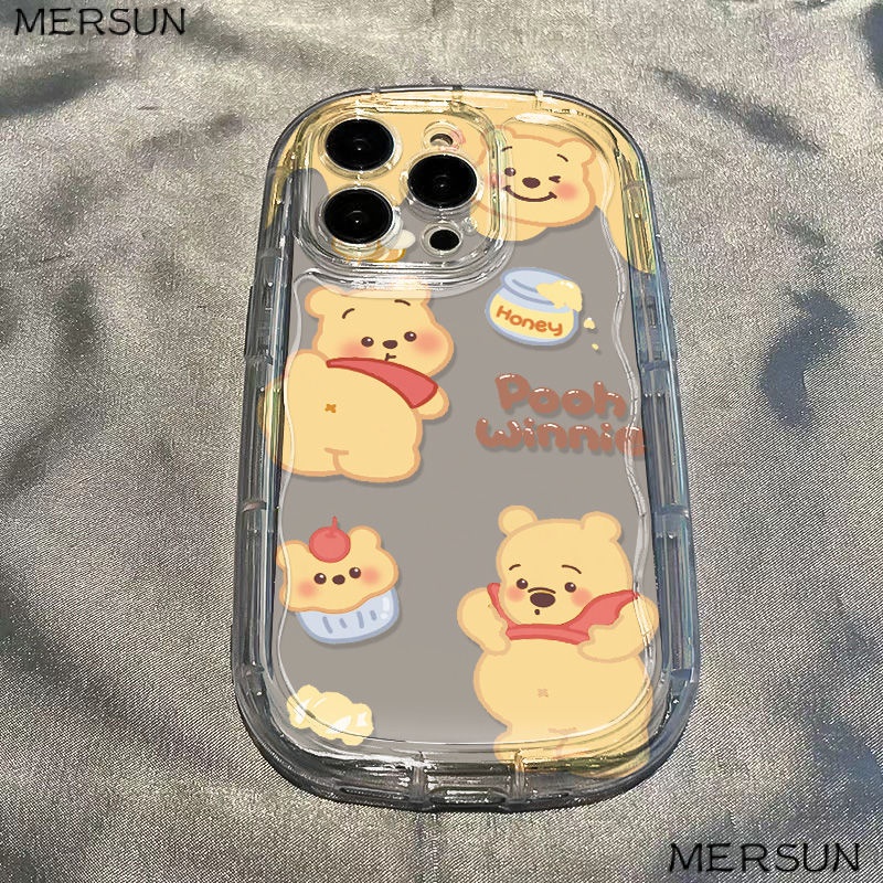 ✅Ốp Điện Thoại Mềm Trong Suốt Chống Sốc Hình Gấu Pooh Cho Iphone 7 promax12iPhone1413 8p xr 11xs / BP5B