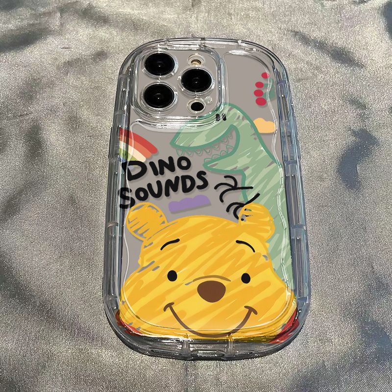 ✅Ốp Điện Thoại Mềm Trong Suốt Chống Sốc Hình Winnie the Pooh Cho Iphone 1113iphone14xs128p promaxxr / Apple Dinosaur 7 Winnie the Pooh ZVK7