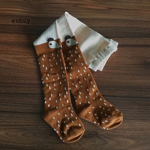 Quần Tất Giữ Ấm Họa Tiết Cáo Hoạt Hình Dễ Thương Cho Bé Gái