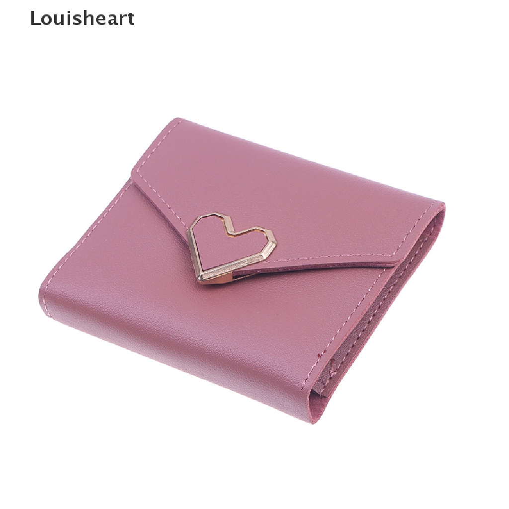 1 Ví Đựng Tiền Xu Louisheart Mini In Họa Tiết Trái Tim Xinh Xắn Dành Cho Nữ