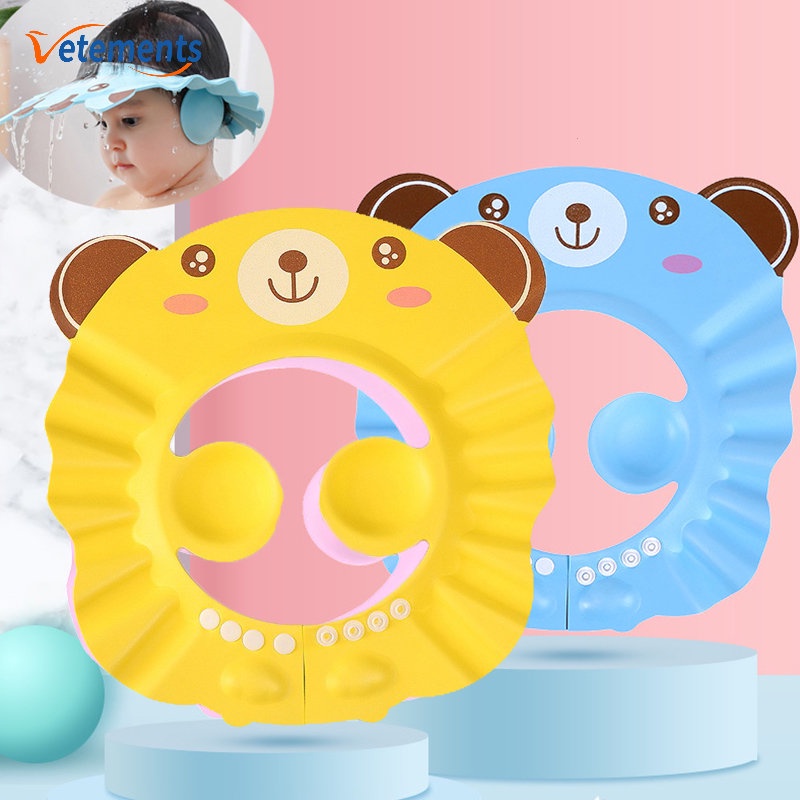 Mũ Tắm Bảo Vệ Tai Bằng EVA Chất Lượng Cao Họa Tiết Hoạt Hình Chống Thấm Nước Tùy Chỉnh Tiện Dụng Cho Bé