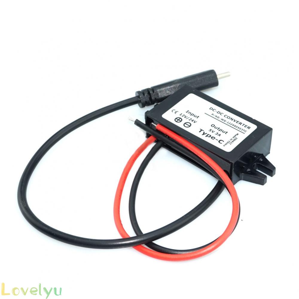 ⭐2023 ⭐Waterproof 12V/24V to 5V Converter DC-DC StepDown Module Power Adapter USBType-C