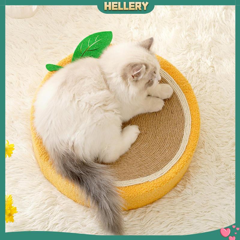 Thảm Cào Móng Hình Tròn 15.4x3.9inch Họa Tiết Mèo Kitty Dễ Thương