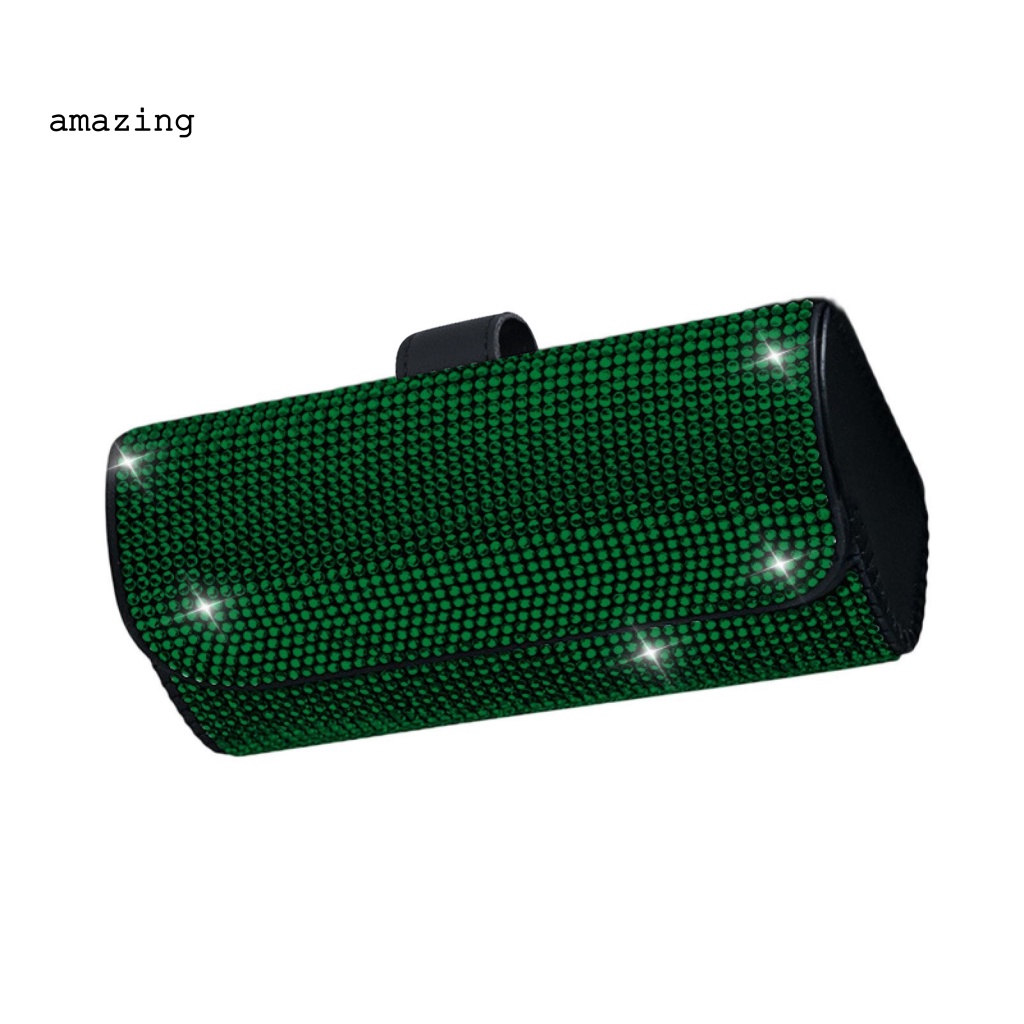 Giá Đỡ Mắt Kính Đính Đá Trang Trí Xe Hơi