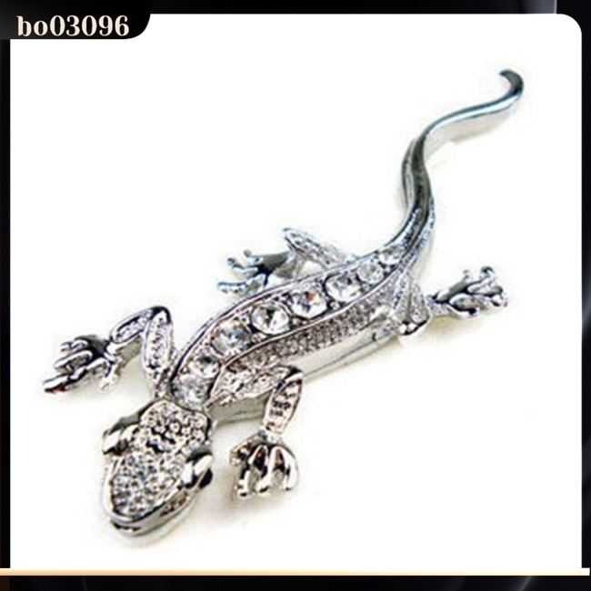 Decal Kim Loại Hình Gekko Japonicus 3D Dán Xe Hơi