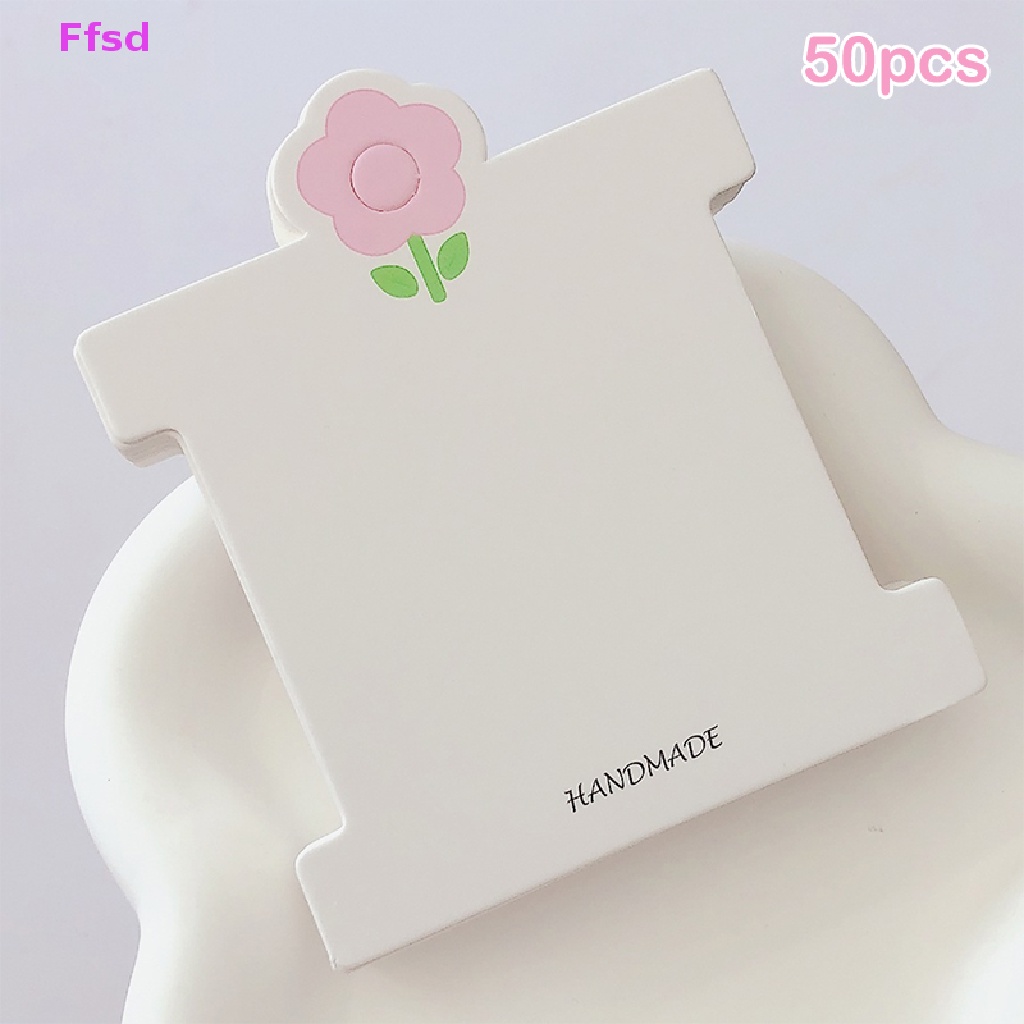 Set 50 Thẻ Kẹp Tóc Hình Hoa Hồng Thủ Công DIY