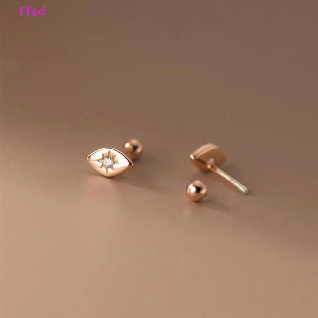 1 Đôi Khuyên Tai Đính Đá Zircon Thời Trang Cho Nữ