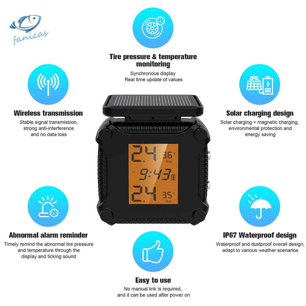 Hệ Thống Cảm Biến Áp Suất Lốp Xe Máy TPMS