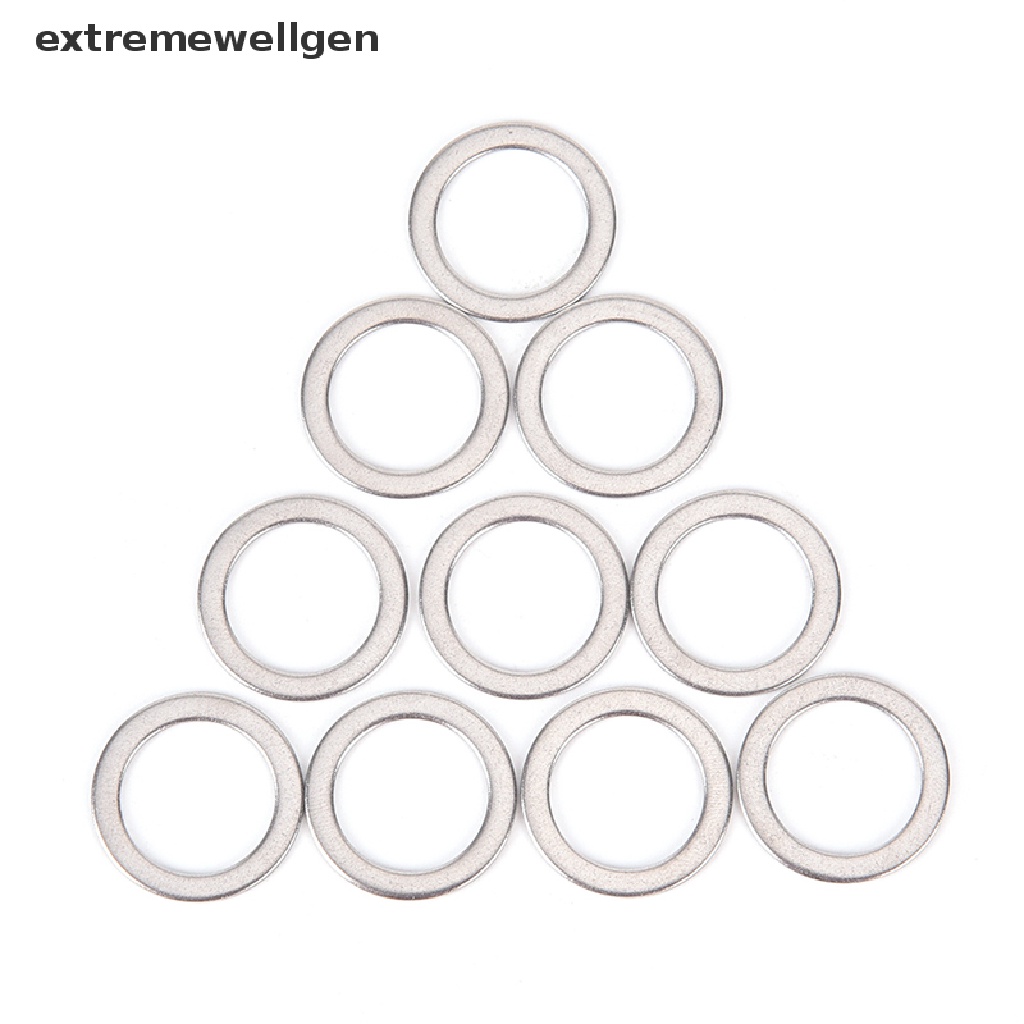 Set 10 Vòng Đệm Bằng Thép Không Gỉ Cho Bàn Đạp Xe Đạp