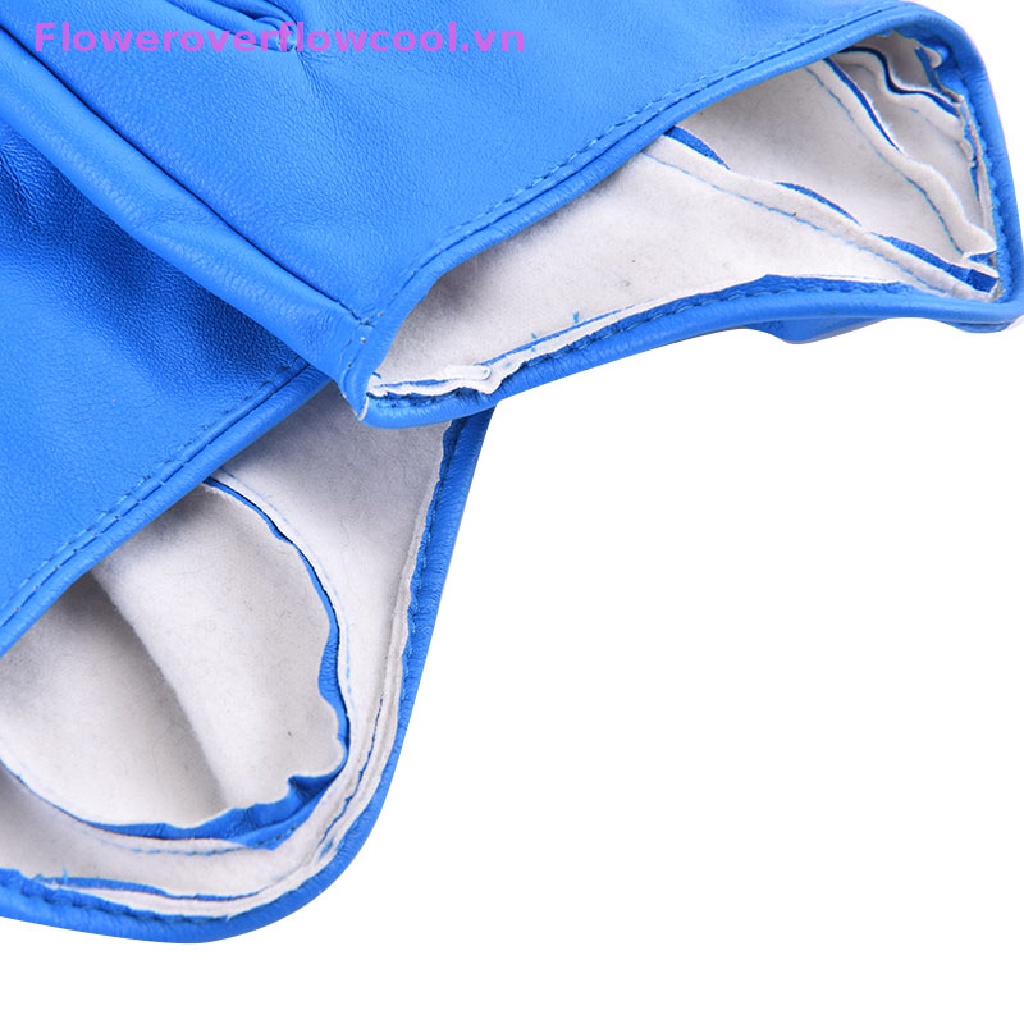 Đôi Găng Tay Da PU Hở Ngón Thời Trang Cho Nữ