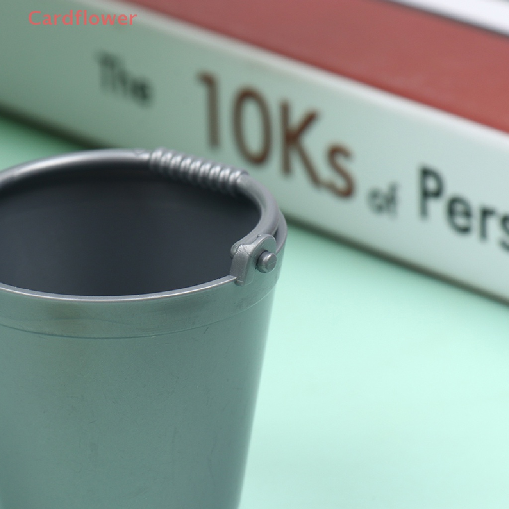 Bộ 2 Xô Mini Dễ Thương Dùng Để Trang Trí Nhà Búp Bê 1: 12