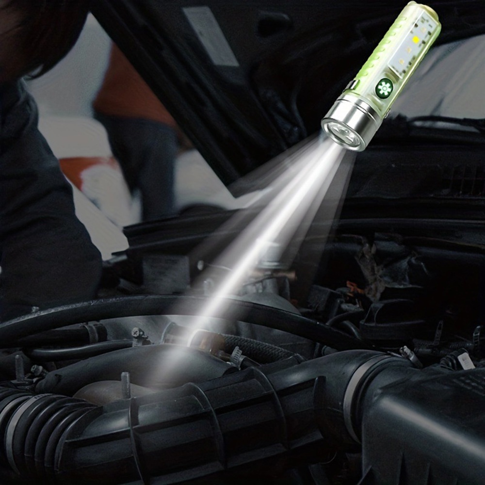 Đèn Pin LED MINI Cầm Tay Sạc USB Có Nam Châm Mạnh Mẽ