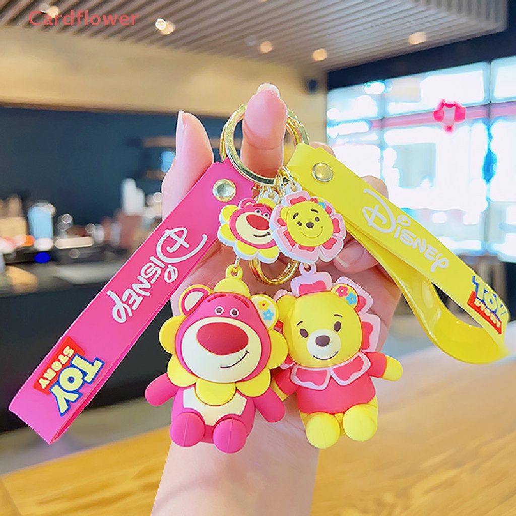 Móc Khóa Hình Gấu Bông Hướng Dương Sáng Tạo Mới