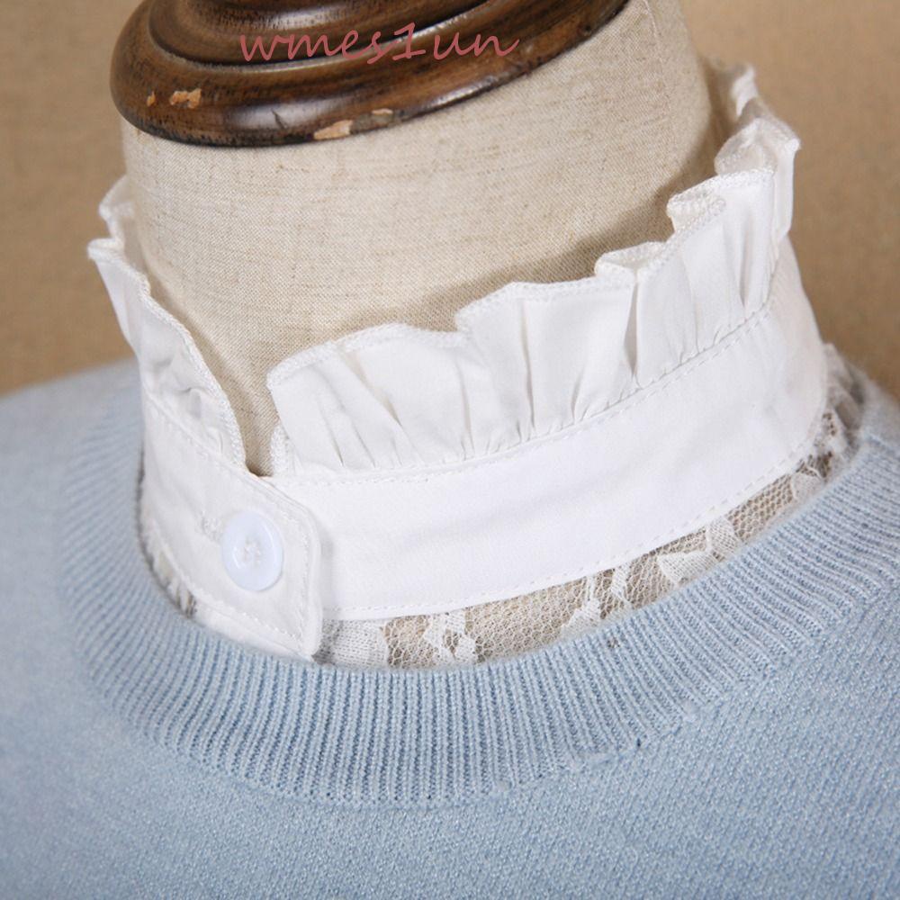 Cổ Áo Sweater Giả 15H Kiểu Dáng Dễ Thương Xinh Xắn Cho Nữ