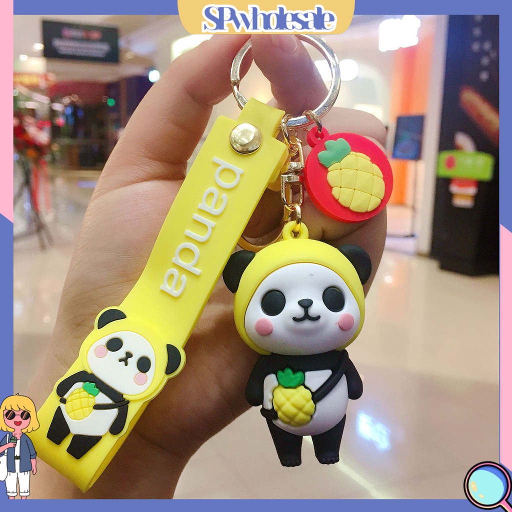 <SPwholesale> Giá Đỡ Chìa Khóa Bằng Kim Loại Hình Gấu Trúc Dễ Thương