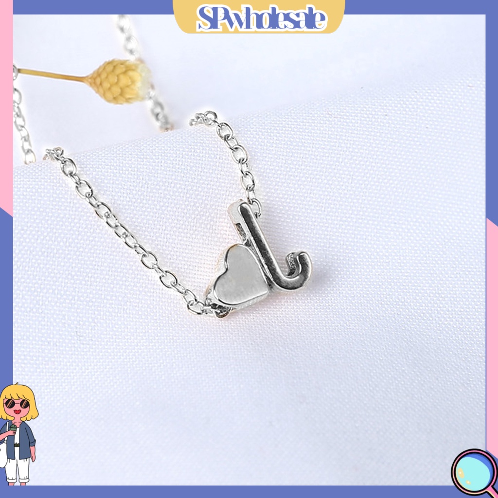 <SPwholesale> Vòng cổ Mặt Chữ Bằng Hợp Kim Không Gỉ Cho Cặp Đôi