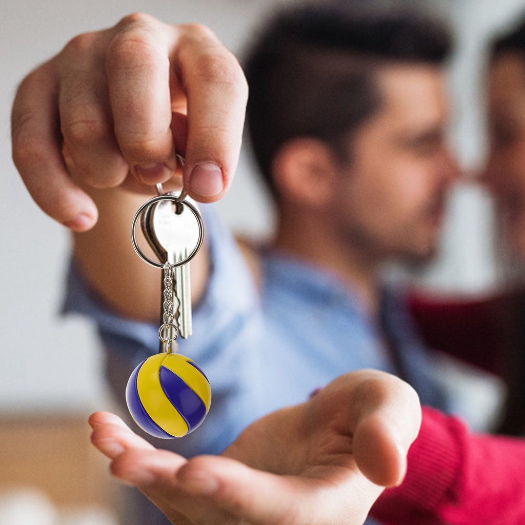 Móc Khóa Xe Hơi Thể Thao Hình Quả Bóng Đá Quà Tặng Cho Học Sinh