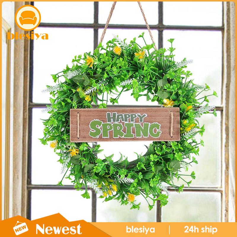 [Blesiya] Vòng Hoa Treo Cửa Trước Trang Trí Lễ Hội Phục Sinh