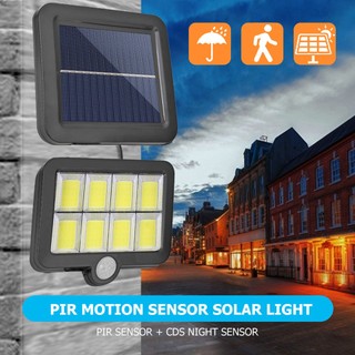 LED Solar Powered Wall Light Outdoor Waterproof PIR Motion Sensor Lighting