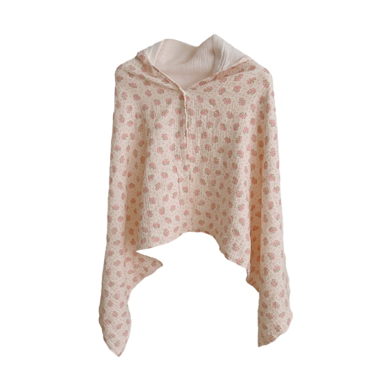 Khăn Tắm Cotton 4 Lớp Thấm Hút Mồ Hôi Siêu Mềm Mại Cho Bé Sơ Sinh