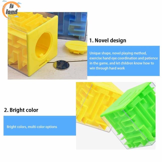 Hộp Đựng Tiền Xu Sưu Tầm Mê Cung 3d Dành Cho Trẻ Em