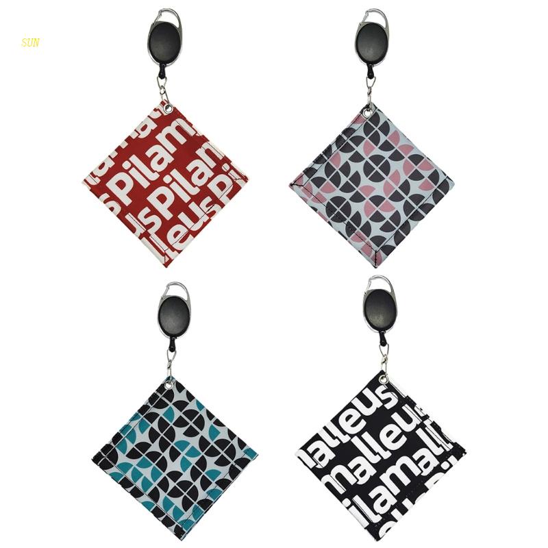 Khăn Lau Gậy Đánh Golf Chống Nước Kèm Móc Khóa Thấm Mồ Hôi